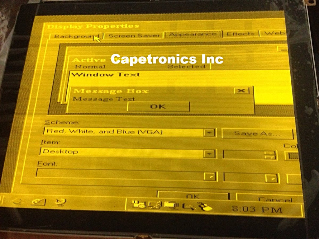 El Display Computer Refurbished EL Displays | CapeTronics EL Displays